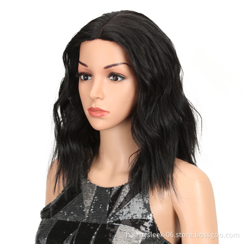 Magic Hair 14"Inch Ombre Wavy Wigs lace front Hair Synthetic Lace Wigs for Black Women Wave Wig High Temperature Fiber Hair
